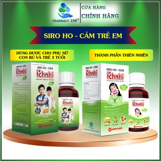 Siro giải cảm giảm ho ✅freeship✅ siro ích nhi ho cảm cho trẻ em và phụ nữ con bú 90ml