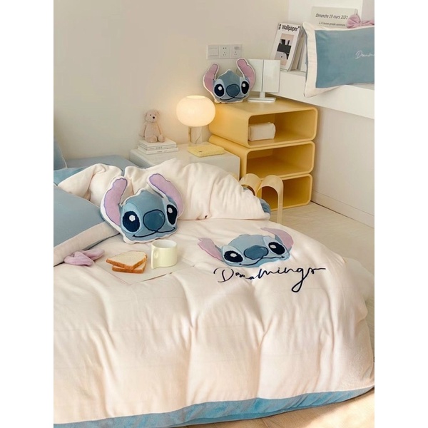 Set ga nỉ nhung Disney IGUN BEDDING chất nỉ nhung mềm mịn