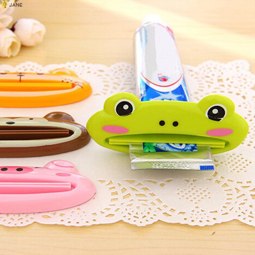JANE Lovely Multifunctional Animal Bath Cute Toothpaste Squeezer