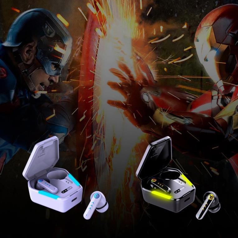 Tai Nghe Bluetooth Chính Hãng MARVEL AVENGER Led RBG và Pin Lithium cực khỏe (phiên bản IRON MAN) | BigBuy360 - bigbuy360.vn