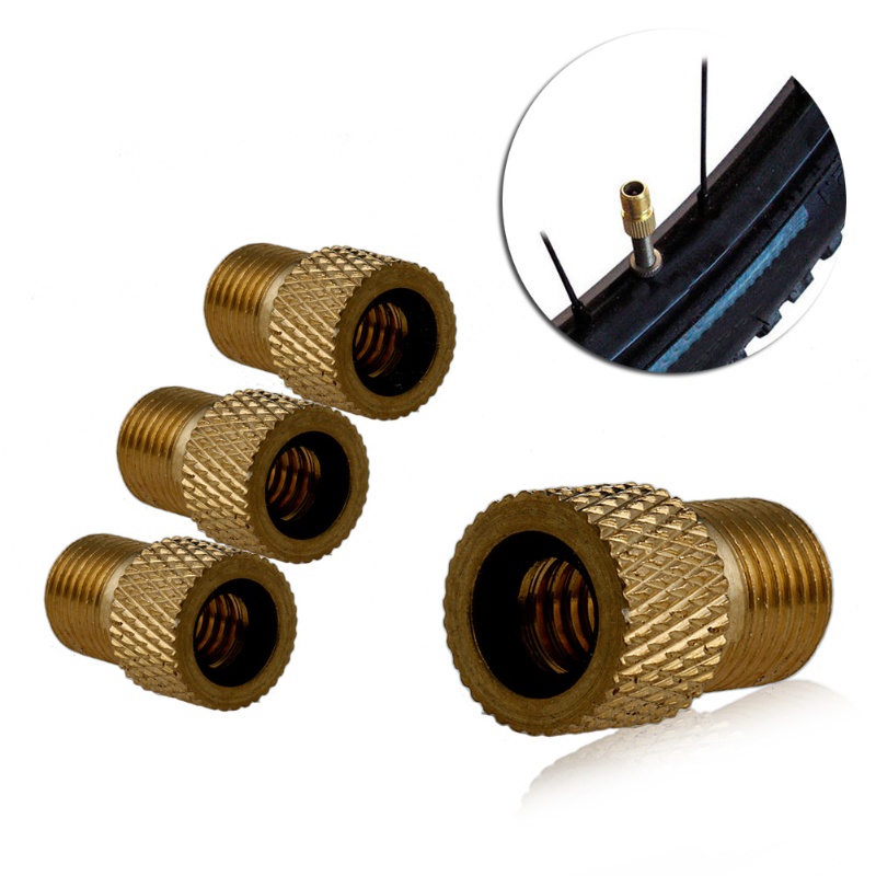 Đầu Chuyển Đổi Van Bơm Hơi Presta Sang Schrader Chuyên Dụng Cho Xe Đạp