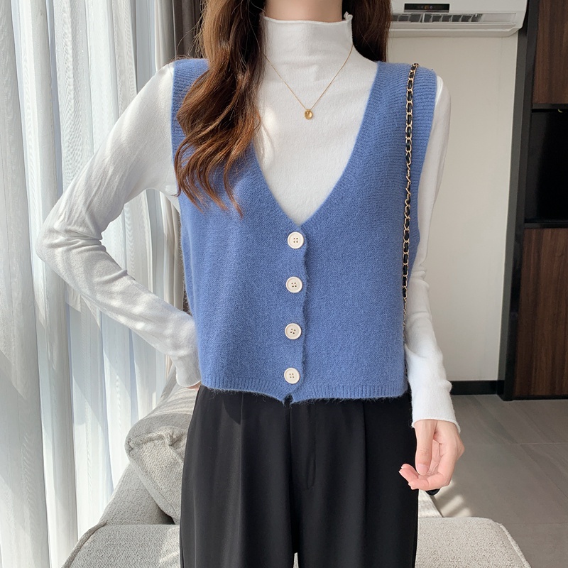 Áo dệt kim không tay cổ chữ v thời trang cho nữ 48049
 | BigBuy360 - bigbuy360.vn