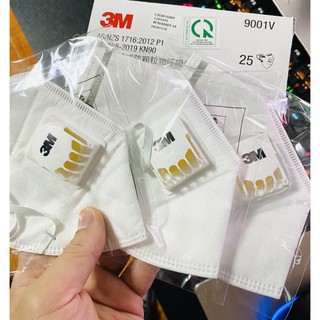 Khẩu trang 3M 9001V lọc khói bụi nano và vi khuẩn