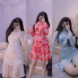 ĐẦM NỮ ĐẦM DỰ TIỆC SANG CHẢNH ĐI CHƠI ĐI LÀM CHẤT LIỆU MÁT VỚI MÀU HỒNG VÀNG XANH