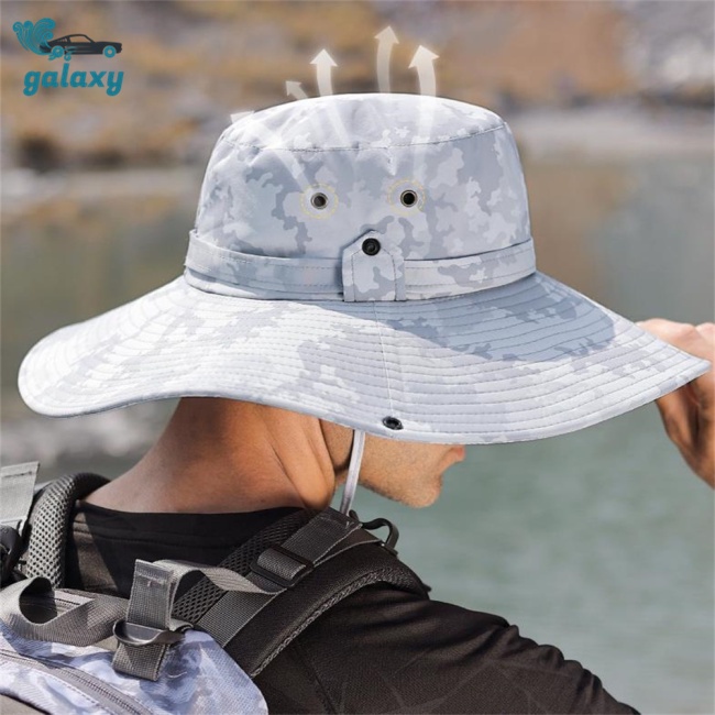 Galaxy Nón Tai Bèo Vành Rộng Thoáng Khí Chống Nắng Chống Thấm Nước Có Dây Điều Chỉnh Được