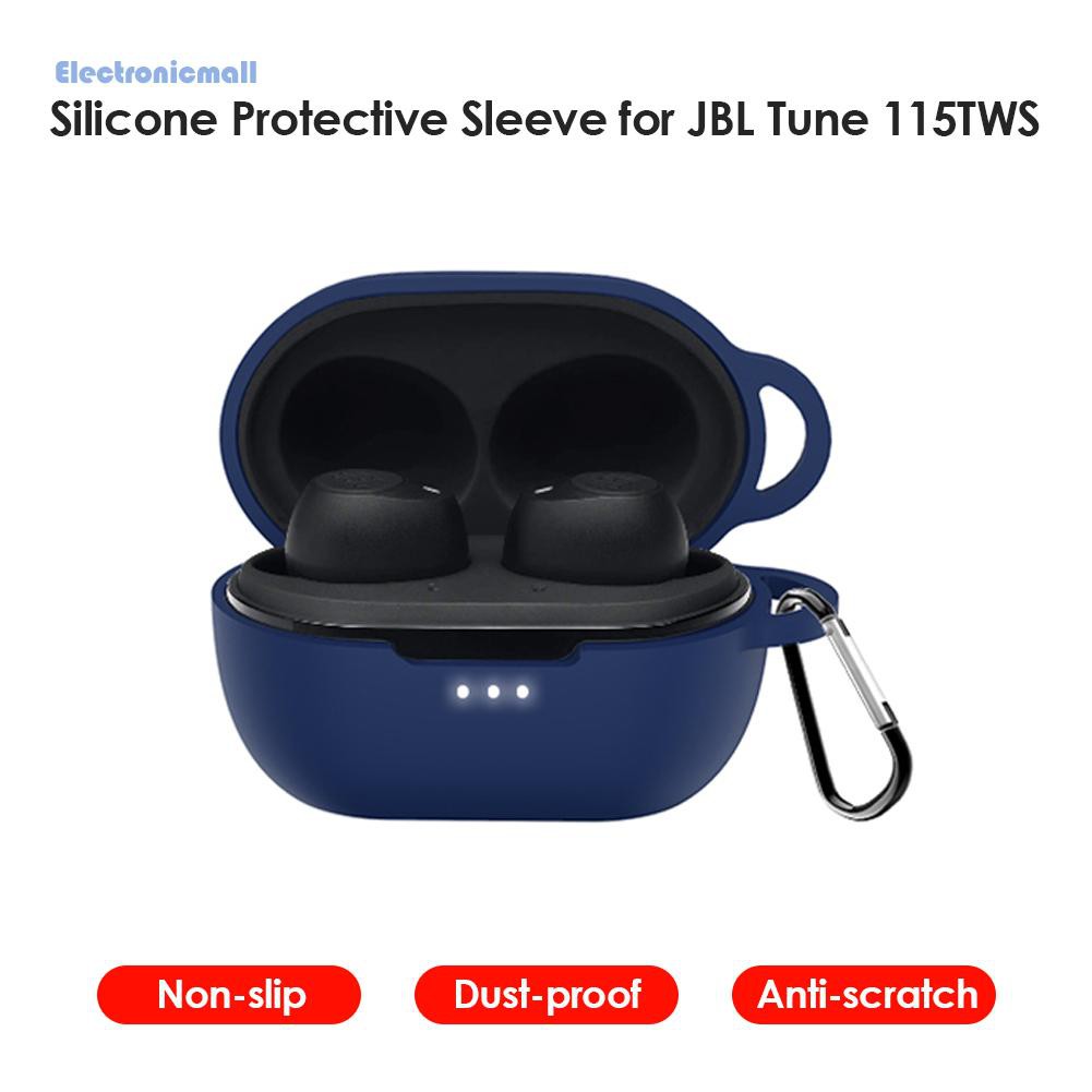 Vỏ silicon bảo vệ hộp sạc tai nghe Bluetooth JBL Tune 115TWS cao cấp