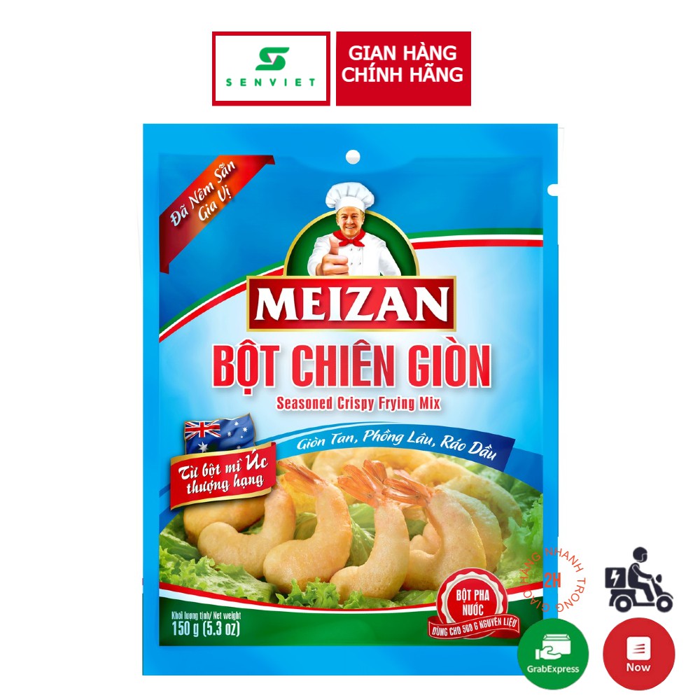 Bột chiên giòn meizan gói 150g ( nêm sẵn gia vị)