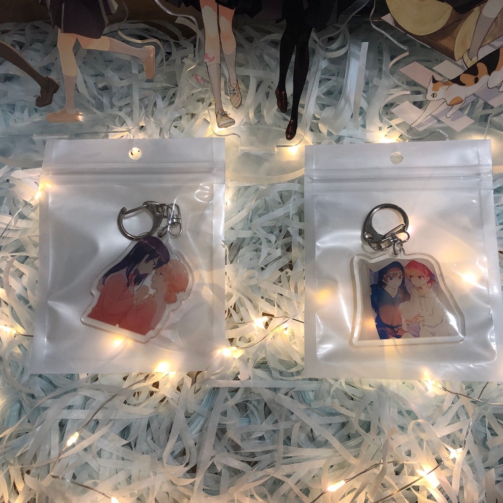 Giá Đỡ Treo Tường Acrylic Hình Nhân Vật Anime Bloom Into You Koito Yuu Nanami Touko Làm Quà Tặng Sinh Nhật