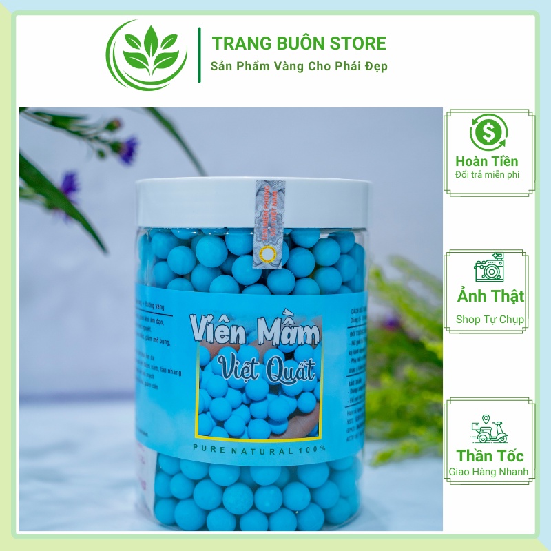 viên mầm đậu nành tăng vòng 1 kẹo mầm sâm tố nữ viên mầm mix vị việt quất hộp 500gr MICAlATE VQ01