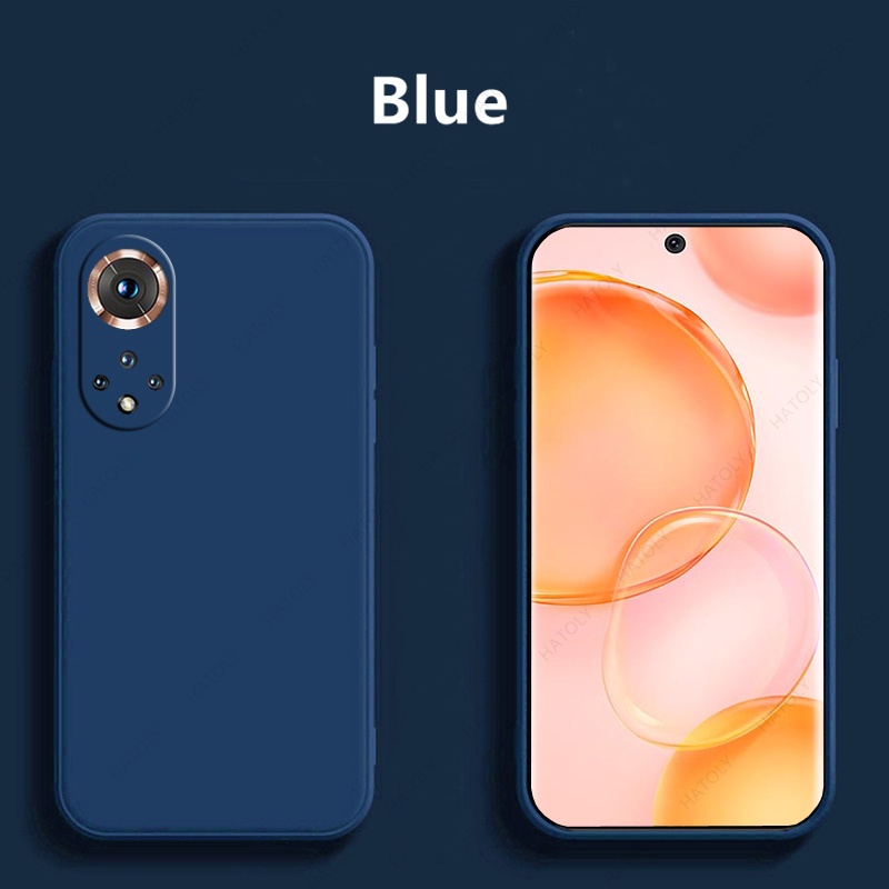 Ốp Điện Thoại Bằng Silicone Màu Trơn Cho Huawei Nova 9 Honor 50 Pro 5T 7i 4E P30 P40 P50 Mate 30 40