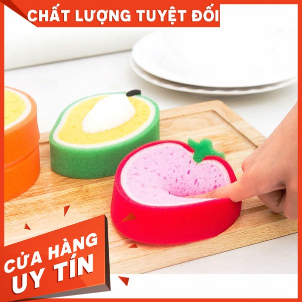 Miếng rửa chén hình trái cây ( Freeship Toàn Quốc )