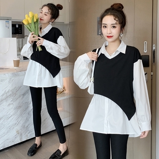 Set đồ 2 món thời trang mùa thu cho mẹ bầu