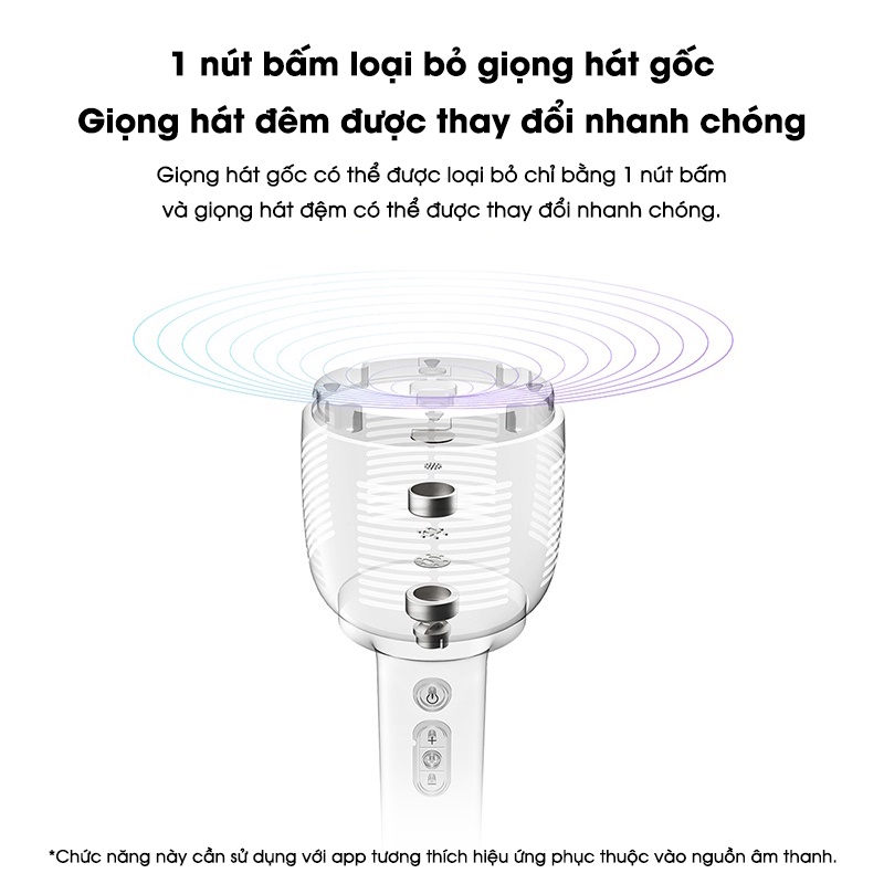 Micro karaoke xiaomi mijia micro karaoke bluetooth Microphone không dây,công nghệ giảm tiếng ồn thông minh