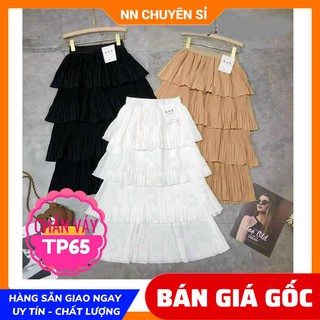 CHÂN VÁY XẾP LI TẦNG DÀI TP65 ⚡ ẢNH THẬT⚡HÀNG ĐẸP⚡ CHÂN VÁY TẦNG XINH XẮN