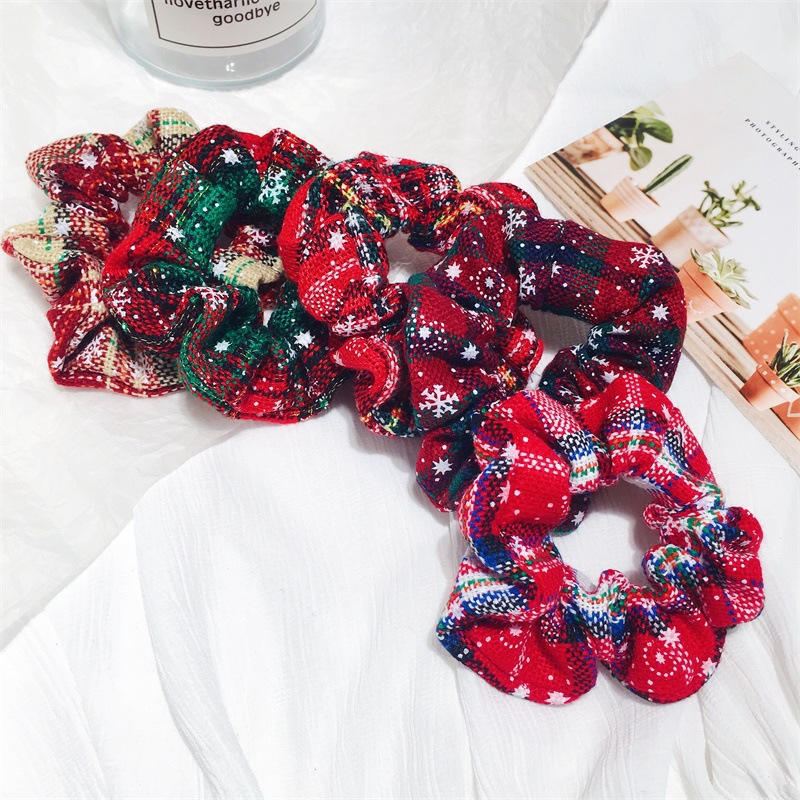 Pretty Female Christmas Theme Hair Lanyard
