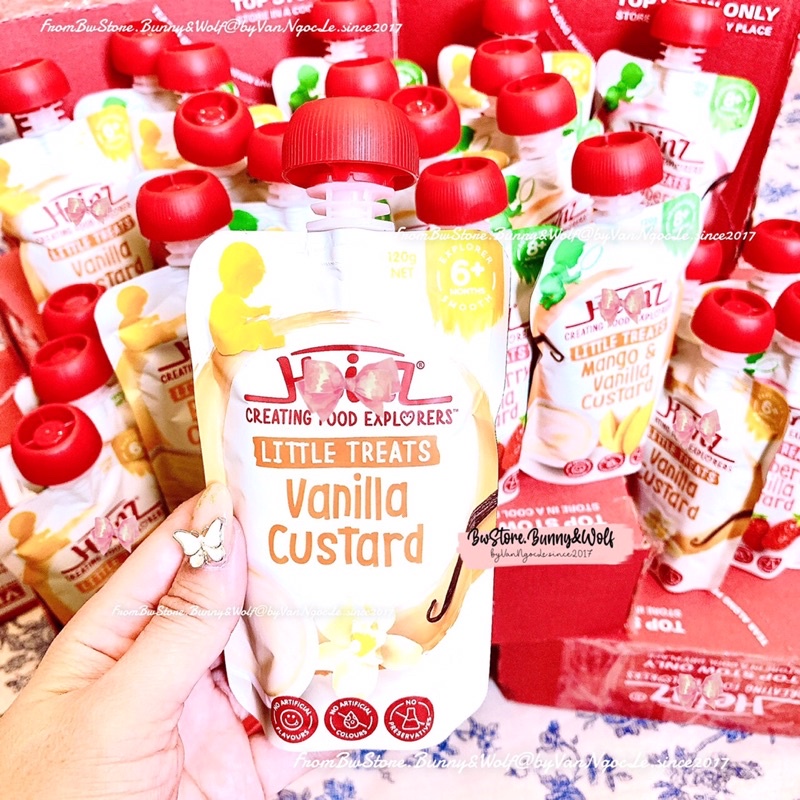 VÁNG SỮA HEINZ CUSTARD ÚC Túi 120gr Cho Bé 8M+