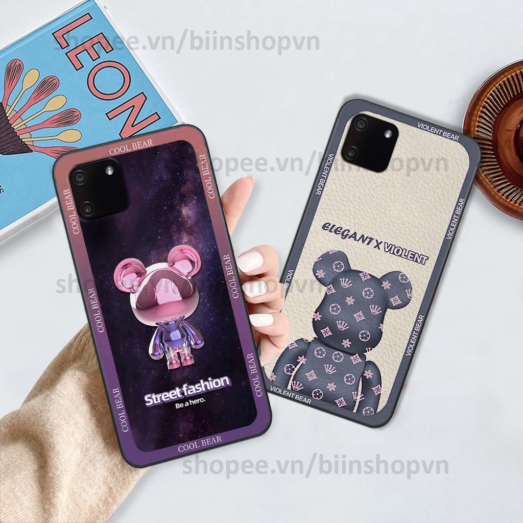 Ốp Realme C11 hình gấu bear brick đẹp độc lạ, thời trang, cá tính