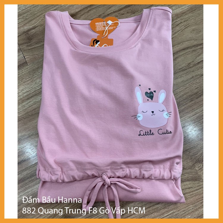 [SIZE 40-70KG] Váy bầu thun cotton cho bé ty mặc bầu và sau sinh vải loại 1 cao cấp thoáng mát không xù không bai