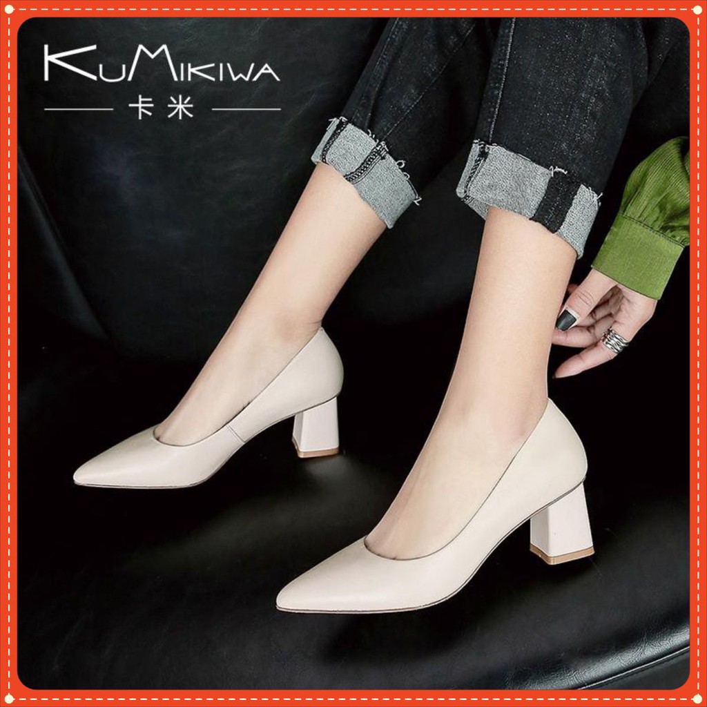Giày cao gót 5 phân C2 big size 40-43, ngoại cỡ gót vuông VIETLAVANI