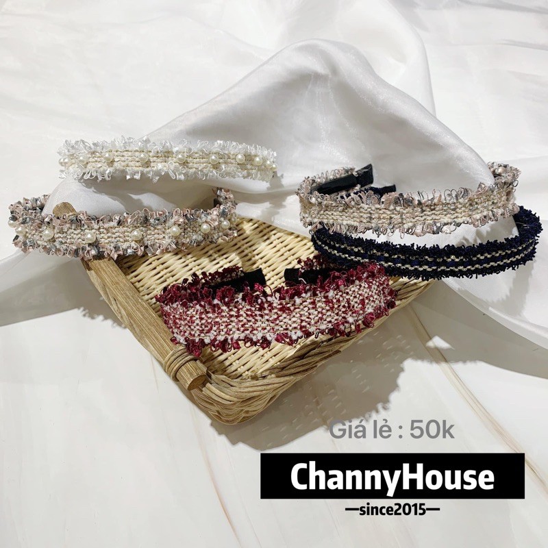 Channyhouse_Bờm dạ tweet cao cấp 6 màu siêu sang chảnh | BigBuy360 - bigbuy360.vn