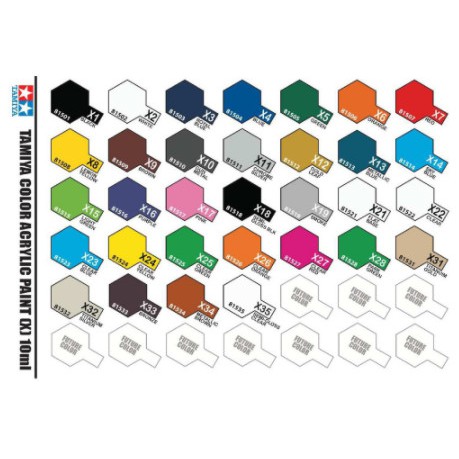 Sơn mô hình TAMIYA Acrylic Paint Gloss/ Bóng