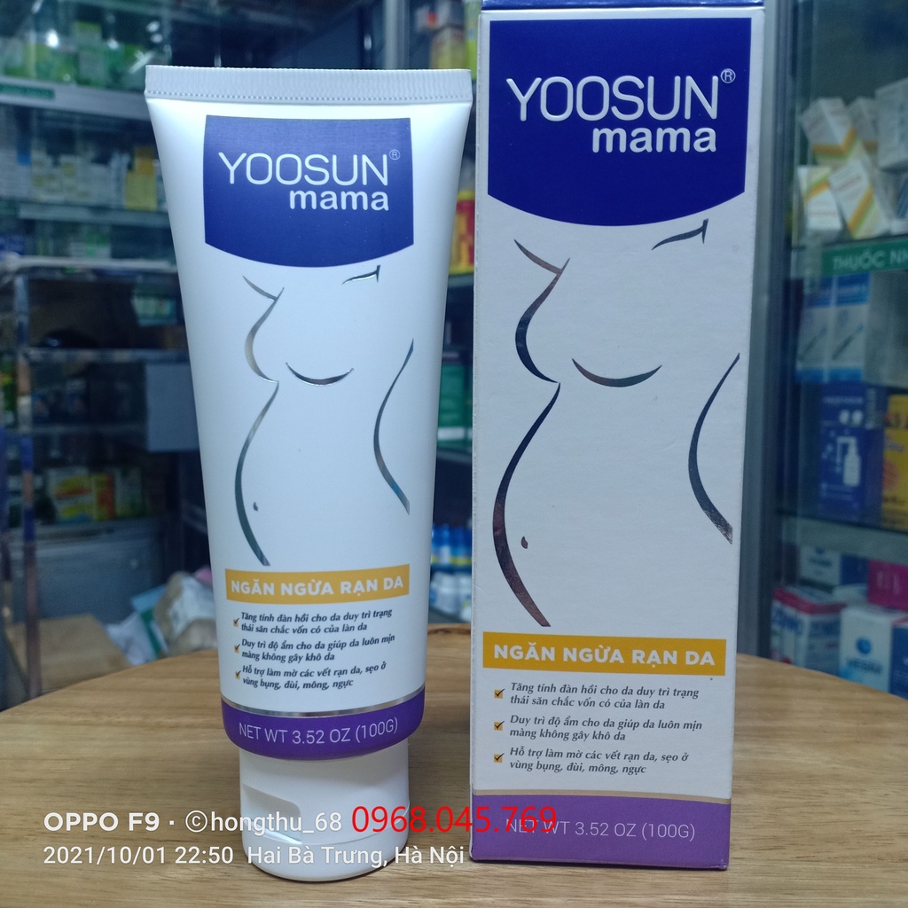 Kem bôi ngăn ngừa rạn da YOOSUN mama tuýp 100g