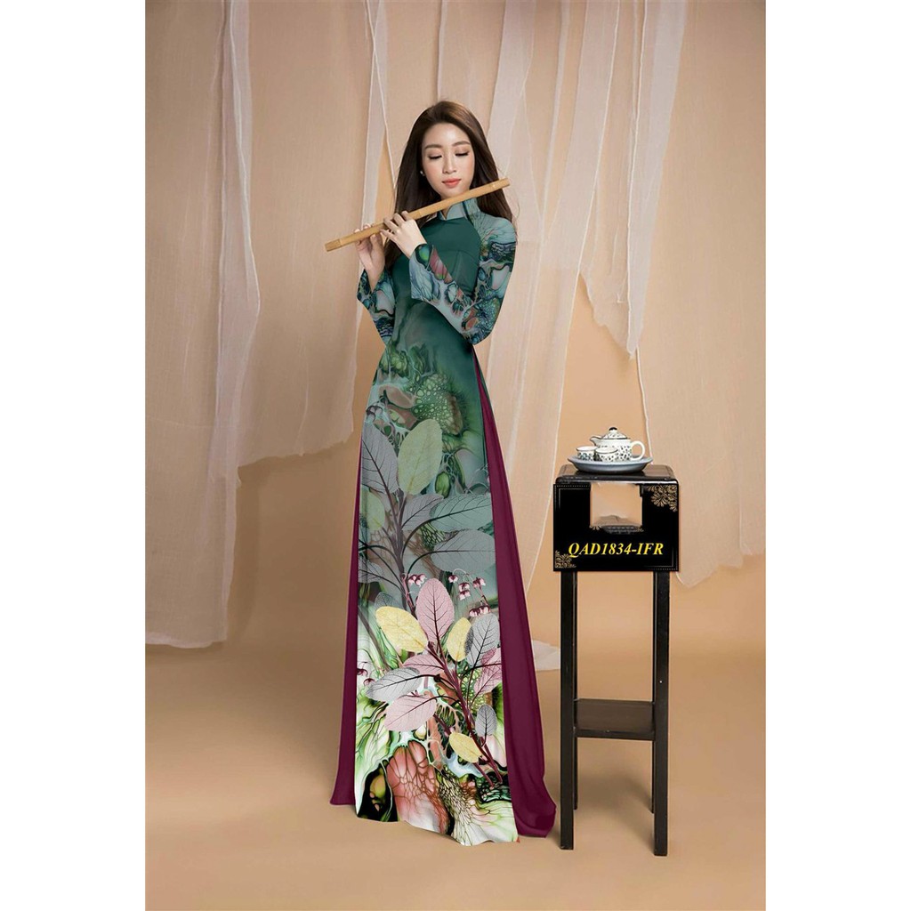 Vải áo dài in 3D đẹp - độc - lạ - hợp xu hướng - đủ màu MS430