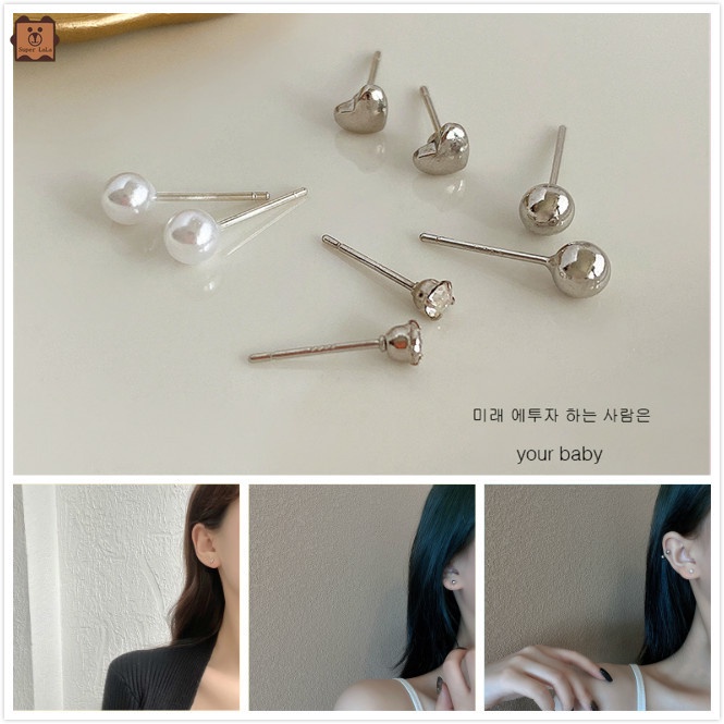 4 Đôi Bông Tai Thời Trang Nữ Tính