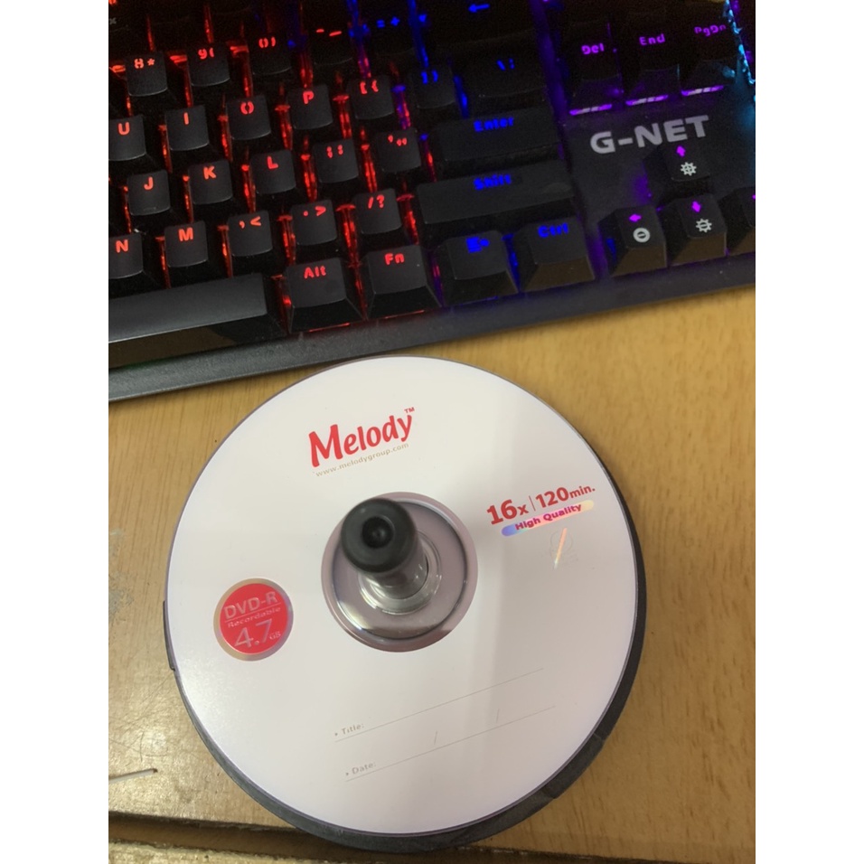Hộp Đĩa 50 DVD-R Melody Singleside 50pack 16x 120min 4.7Gb