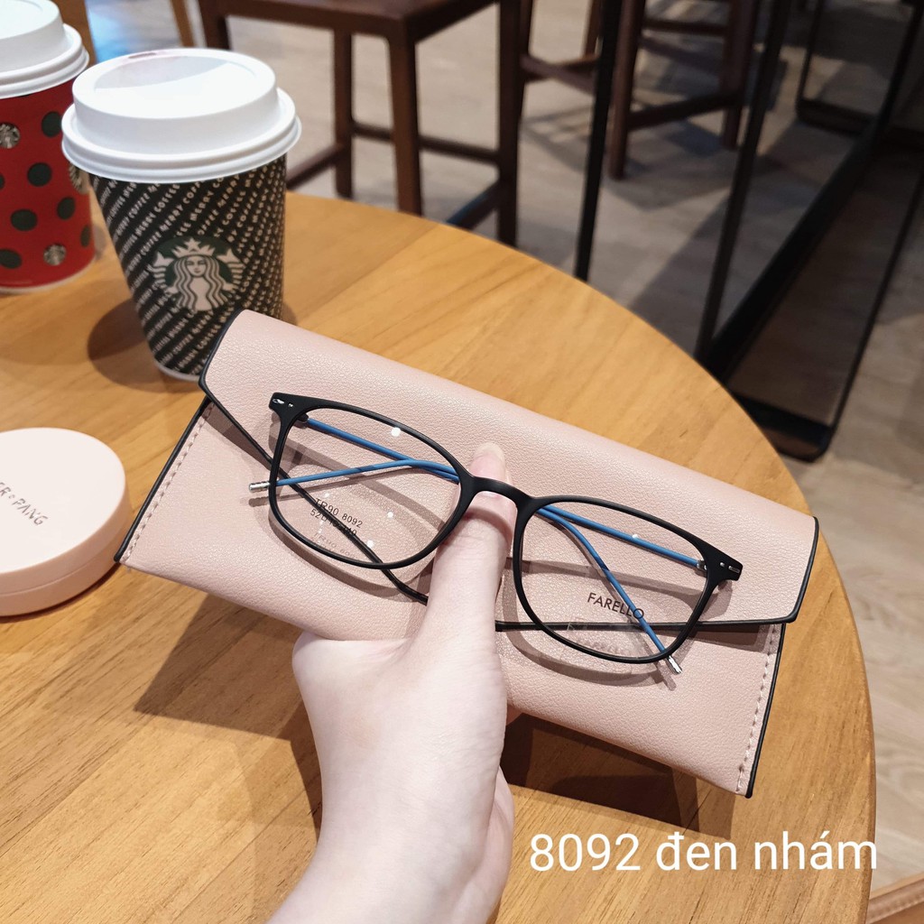 [Mã FARSSTGRE giảm 5K đơn bất kỳ] Gọng kính cận vuông, càng kính mảnh nhẹ 8092 | BigBuy360 - bigbuy360.vn