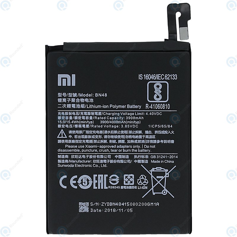 Pin Redmi Note 6 Pro BN48 / Pin Xiaomi Redmi Note 6 Pro