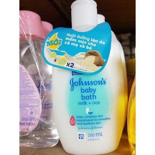 Kem dưỡng da Johnson's Baby chứa sữa 200ml