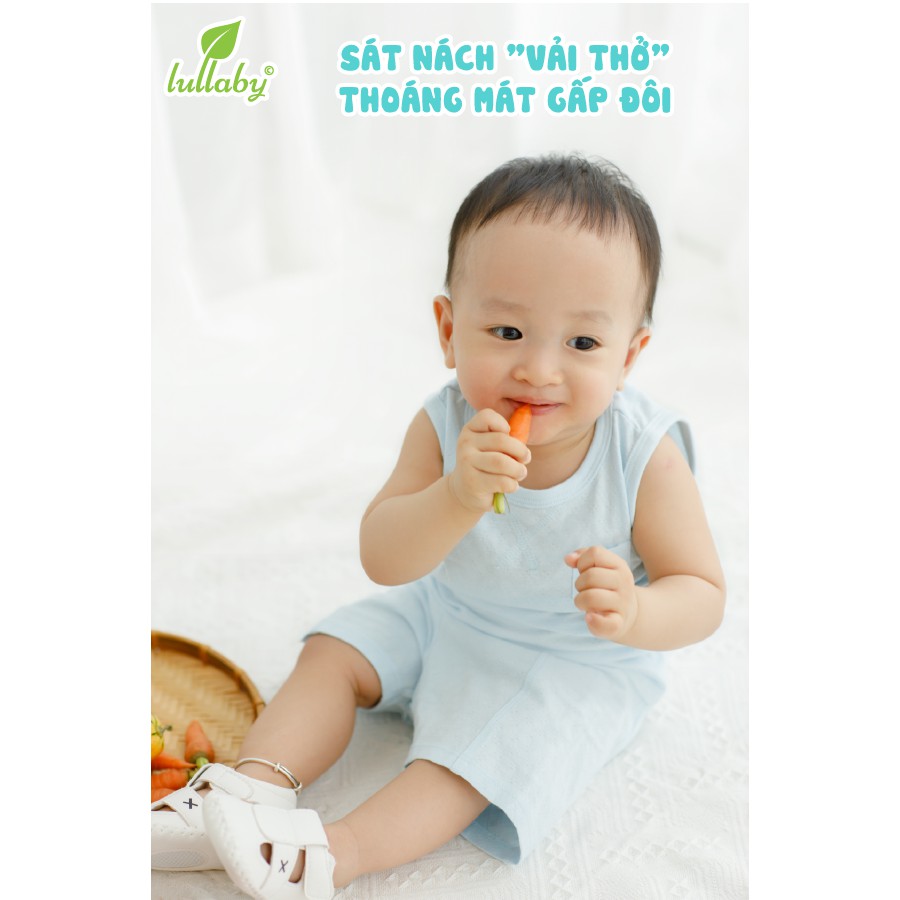 (6-&gt;18 tháng) Bộ 3 lỗ sát sách bé trai Lullaby - chất &quot;vải thở&quot; cực thông thoáng (NH83B)