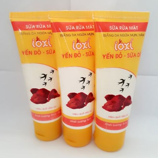 Sửa rửa mặt trắng da ngừa mụn IOXI
