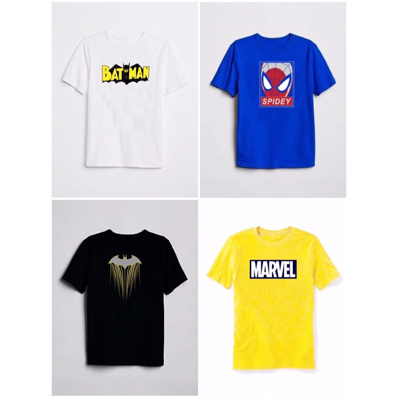 Áo Thun HM Logo Marvel <XH095>