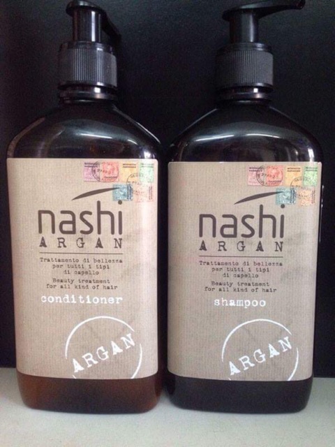 Cặp dầu gội xả Nashi Argan 500ml