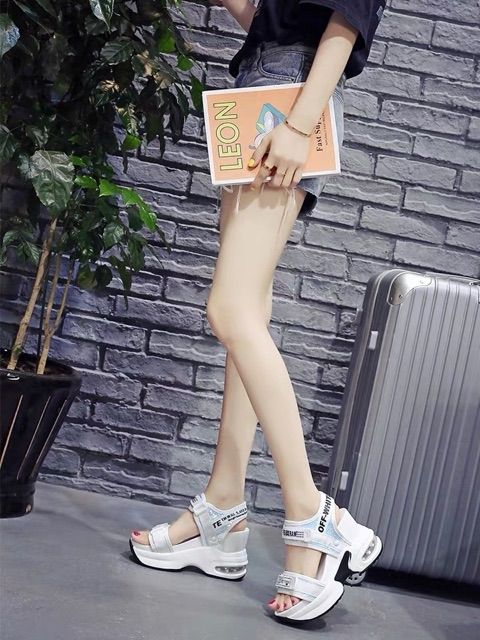 Giày bánh mì giày sandal độn đế 10cm_G16_TaTa Fashion