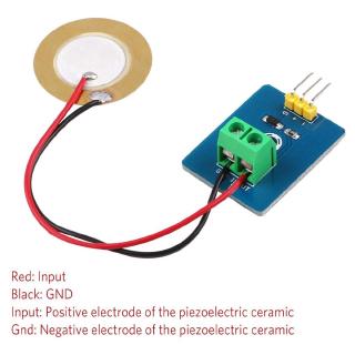 DIY KIT 3.3V/5V Ceramic Piezo Vibration Sensor Module Analog Controller Components Supplies Sensor for Arduino UNO R3