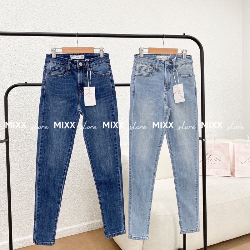 Quần Jean Nữ Skinny Zara lưng cao chất co giãn thoải mái phom chuẩn đẹp