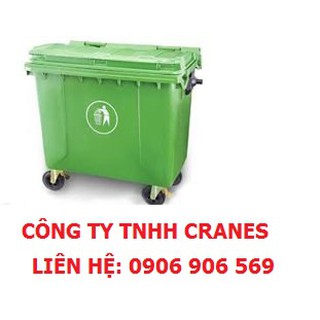 Thùng rác nhựa HDPE 660L