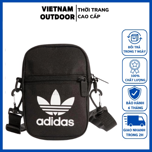 [ FLASH SALE ] Túi Đeo Chéo thể thao nam/nữ - Đen chữ trắng [ BẢO HÀNH TRỌN ĐỜI ] XỊN