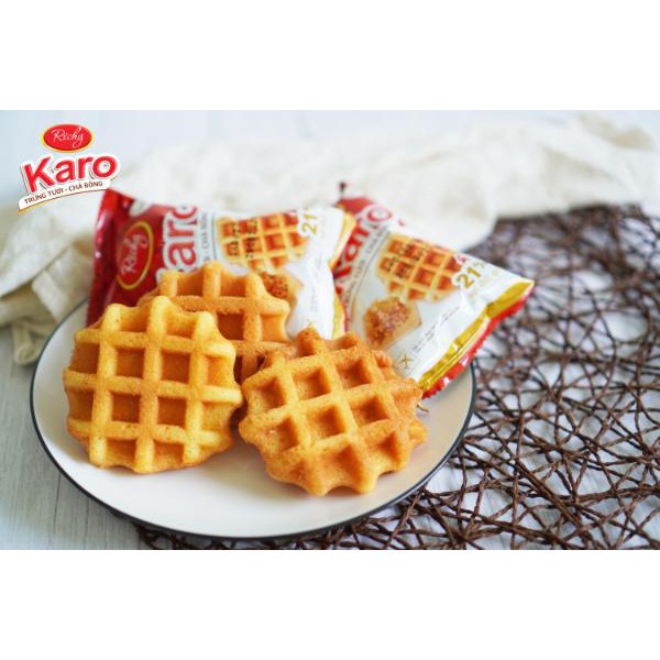 Bánh ăn sáng Karo ruốc gà( túi 6 chiếc)