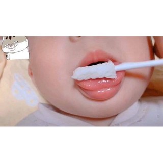 Que gạc rơ lưỡi hộp 30c cho bé _𝐊𝟏𝟗