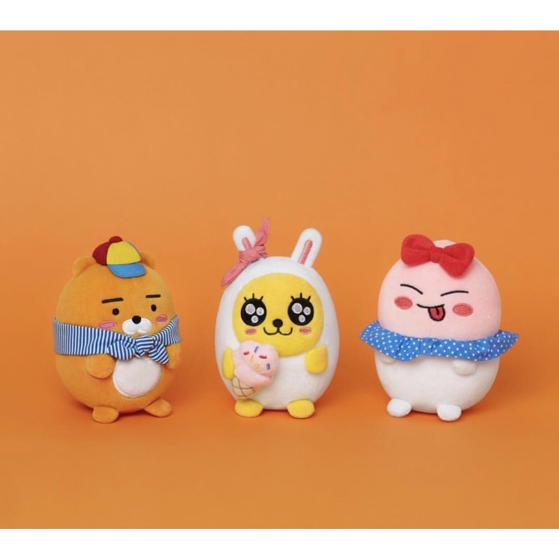 [Apeach Ryan Muzi Kakao friends] gấu bông rian đào thỏ củ cải mập béo tròn molang chính hãng