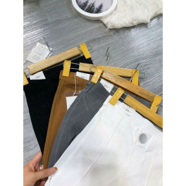 Jean giấy CO GIÃN &lt;HÀNG ĐẸP&gt; quần bò giấy cạp cao, chất dày dặn ( Ảnh Thật)