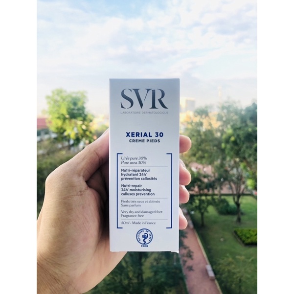 Kem dưỡng dành cho da rất khô và nứt nẻ ở bàn chân SVR XERIAL 30 Creme Pieds 50ml - Muadomoi