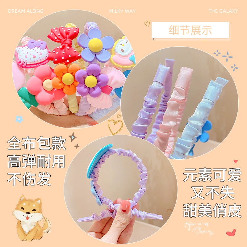 Băng Đô Hoa Dễ Thương Cho Bé Gái