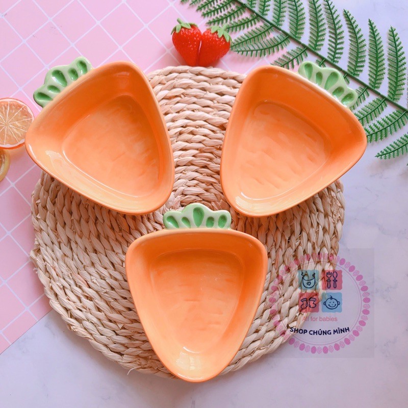 Bát sứ cà rốt