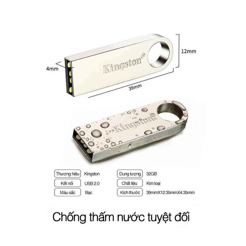 USB Kingston 64Gb/32Gb/16Gb/8Gb/4Gb/2Gb SE9 - Nhỏ gọn Hiện đại - Dung lượng lớn - Chính hãng