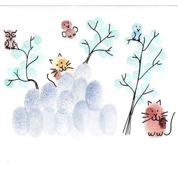 Vẽ Vân Tay 20 Màu